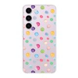 PrintiFy Samsung Galaxy S23 Plus ile Uyumlu Water Color 6 Kamera Korumalı Şeffaf Kılıf
