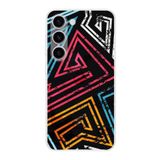 PrintiFy Samsung Galaxy S23 Plus Uyumlu Kamera Korumalı Kapak Grafiti B Tasarımlı Şeffaf Kılıf