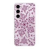 PrintiFy Samsung Galaxy S23 Plus Uyumlu Kamera Korumalı Kapak Nostalji Desen F Tasarımlı Şeffaf Kılıf