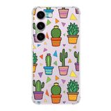PrintiFy Samsung Galaxy S23 Plus Uyumlu Water Color 4 Baskılı Şeffaf Köşe Korumalı Antişok Kılıf