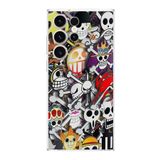 PrintiFy Samsung Galaxy S23 Ultra ile Uyumlu Kapak Anime Tasarımlı 1mm Fit Şeffaf Silikon Kılıf