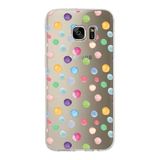 PrintiFy Samsung Galaxy S7 Edge ile Uyumlu 1mm Slim Fit Water Color 6 Baskılı Şeffaf Kılıf