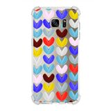 PrintiFy Samsung Galaxy S7 Edge Uyumlu Water Color 1 Baskılı Şeffaf Köşe Korumalı Antişok Kılıf