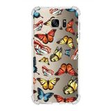 PrintiFy Samsung Galaxy S7 Edge Uyumlu Water Color 2 Baskılı Şeffaf Köşe Korumalı Antişok Kılıf