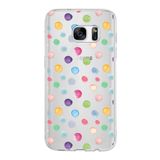 PrintiFy Samsung Galaxy S7 ile Uyumlu 1mm Slim Fit Water Color 6 Baskılı Şeffaf Kılıf