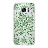 PrintiFy Samsung Galaxy S7 ile Uyumlu Kapak Nostalji Desen - A Tasarımlı 1mm Fit Şeffaf Silikon Kılıf