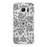 PrintiFy Samsung Galaxy S7 ile Uyumlu Kapak Nostalji Desen - B Tasarımlı 1mm Fit Şeffaf Silikon Kılıf