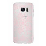 PrintiFy Samsung Galaxy S7 ile Uyumlu Kapak Nostalji Desen - C Tasarımlı 1mm Fit Şeffaf Silikon Kılıf