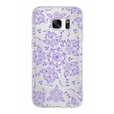 PrintiFy Samsung Galaxy S7 ile Uyumlu Kapak Nostalji Desen - D Tasarımlı 1mm Fit Şeffaf Silikon Kılıf