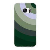 PrintiFy Samsung Galaxy S7 ile Uyumlu Kapak Renk Cümbüşü C Haki Tasarımlı 1mm Fit Şeffaf Silikon Kılıf