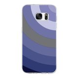 PrintiFy Samsung Galaxy S7 ile Uyumlu Kapak Renk Cümbüşü D Lila Tasarımlı 1mm Fit Şeffaf Silikon Kılıf