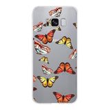 PrintiFy Samsung Galaxy S8 ile Uyumlu 1mm Slim Fit Water Color 2 Baskılı Şeffaf Kılıf