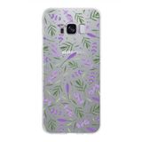 PrintiFy Samsung Galaxy S8 ile Uyumlu 1mm Slim Fit Water Color 3 Baskılı Şeffaf Kılıf