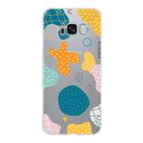 PrintiFy Samsung Galaxy S8 ile Uyumlu Kapak Geometrik Şekiller Tasarımlı 1mm Fit Şeffaf Silikon Kılıf