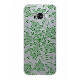 PrintiFy Samsung Galaxy S8 ile Uyumlu Kapak Nostalji Desen - A Tasarımlı 1mm Fit Şeffaf Silikon Kılıf