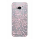 PrintiFy Samsung Galaxy S8 ile Uyumlu Kapak Nostalji Desen - C Tasarımlı 1mm Fit Şeffaf Silikon Kılıf