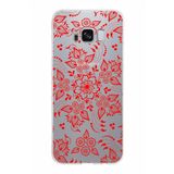 PrintiFy Samsung Galaxy S8 ile Uyumlu Kapak Nostalji Desen - E Tasarımlı 1mm Fit Şeffaf Silikon Kılıf