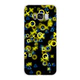 PrintiFy Samsung Galaxy S8 ile Uyumlu Kapak Semboller Tasarımlı 1mm Fit Şeffaf Silikon Kılıf