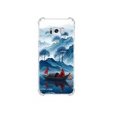 PrintiFy Samsung Galaxy S8 ile Uyumlu Simya Serisi Sonsuz Akış Tasarımlı Uv Baskılı Köşe Korumalı Antişok Kılıf