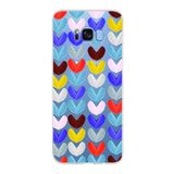 PrintiFy Samsung Galaxy S8 Plus ile Uyumlu 1mm Slim Fit Water Color 1 Baskılı Şeffaf Kılıf