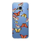 PrintiFy Samsung Galaxy S8 Plus ile Uyumlu 1mm Slim Fit Water Color 2 Baskılı Şeffaf Kılıf