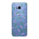 PrintiFy Samsung Galaxy S8 Plus ile Uyumlu 1mm Slim Fit Water Color 3 Baskılı Şeffaf Kılıf