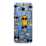 PrintiFy Samsung Galaxy S8 Plus ile Uyumlu Kapak Duck Tasarımlı 1mm Fit Şeffaf Silikon Kılıf