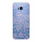 PrintiFy Samsung Galaxy S8 Plus ile Uyumlu Kapak Nostalji Desen - C Tasarımlı 1mm Fit Şeffaf Silikon Kılıf