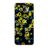 PrintiFy Samsung Galaxy S8 Plus ile Uyumlu Kapak Semboller Tasarımlı 1mm Fit Şeffaf Silikon Kılıf