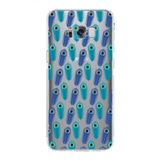 PrintiFy Samsung Galaxy S8 Plus ile Uyumlu Nazar Boncuğu 4 Kamera Korumalı Şeffaf Silikon Kılıf