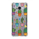 PrintiFy Samsung Galaxy S8 Plus Uyumlu Water Color 4 Baskılı Şeffaf Köşe Korumalı Antişok Kılıf