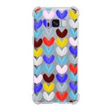 PrintiFy Samsung Galaxy S8 Uyumlu Water Color 1 Baskılı Şeffaf Köşe Korumalı Antişok Kılıf