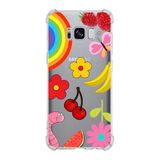 PrintiFy Samsung Galaxy S8 Uyumlu Water Color 5 Baskılı Şeffaf Köşe Korumalı Antişok Kılıf