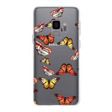 PrintiFy Samsung Galaxy S9 ile Uyumlu 1mm Slim Fit Water Color 2 Baskılı Şeffaf Kılıf
