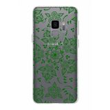 PrintiFy Samsung Galaxy S9 ile Uyumlu Kapak Nostalji Desen - A Tasarımlı 1mm Fit Şeffaf Silikon Kılıf