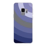 PrintiFy Samsung Galaxy S9 ile Uyumlu Kapak Renk Cümbüşü D Lila Tasarımlı 1mm Fit Şeffaf Silikon Kılıf