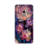 PrintiFy Samsung Galaxy S9 ile Uyumlu Vitray Sessiz Lotus Tasarımlı Şeffaf Silikon Kılıf