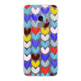 PrintiFy Samsung Galaxy S9 ile Uyumlu Water Color 1 Kamera Korumalı Şeffaf Kılıf