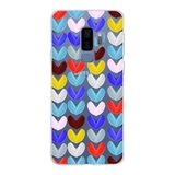 PrintiFy Samsung Galaxy S9 Plus ile Uyumlu 1mm Slim Fit Water Color 1 Baskılı Şeffaf Kılıf