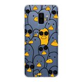PrintiFy Samsung Galaxy S9 Plus ile Uyumlu Kapak Duck Tasarımlı 1mm Fit Şeffaf Silikon Kılıf
