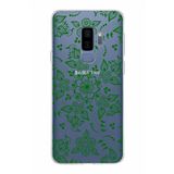 PrintiFy Samsung Galaxy S9 Plus ile Uyumlu Kapak Nostalji Desen - A Tasarımlı 1mm Fit Şeffaf Silikon Kılıf