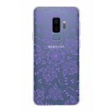 PrintiFy Samsung Galaxy S9 Plus ile Uyumlu Kapak Nostalji Desen - D Tasarımlı 1mm Fit Şeffaf Silikon Kılıf