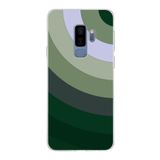 PrintiFy Samsung Galaxy S9 Plus ile Uyumlu Kapak Renk Cümbüşü C Haki Tasarımlı 1mm Fit Şeffaf Silikon Kılıf