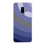 PrintiFy Samsung Galaxy S9 Plus ile Uyumlu Kapak Renk Cümbüşü D Lila Tasarımlı 1mm Fit Şeffaf Silikon Kılıf