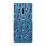 PrintiFy Samsung Galaxy S9 Plus ile Uyumlu Nazar Boncuğu 4 Kamera Korumalı Şeffaf Silikon Kılıf