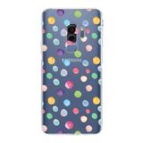 PrintiFy Samsung Galaxy S9 Plus ile Uyumlu Water Color 6 Kamera Korumalı Şeffaf Kılıf