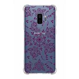 Printify Samsung Galaxy S9 Plus Köşe Korumalı Antişok Kapak Nostalji Desen Tasarımlı Şeffaf Kılıf