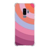 PrintiFy Samsung Galaxy S9 Plus Köşe Korumalı Antişok Kapak Renk Cümbüşü Tasarımlı Şeffaf Kılıf