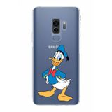 PrintiFy Samsung Galaxy S9 Plus Uyumlu Kamera Korumalı Kapak Donald Duck C Tasarımlı Şeffaf Kılıf