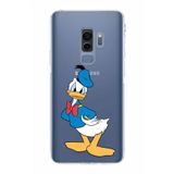 PrintiFy Samsung Galaxy S9 Plus Uyumlu Kamera Korumalı Kapak Donald Duck D Tasarımlı Şeffaf Kılıf